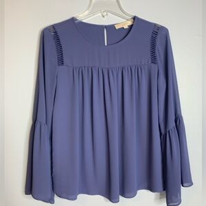 LOFT BOHO BELL SHAPED SLEEVES BLOUSE